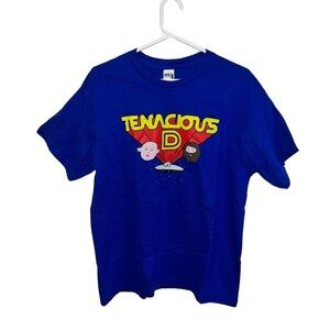 Gildan Blue Short Sleeve Tee Vibrant Graphic Design